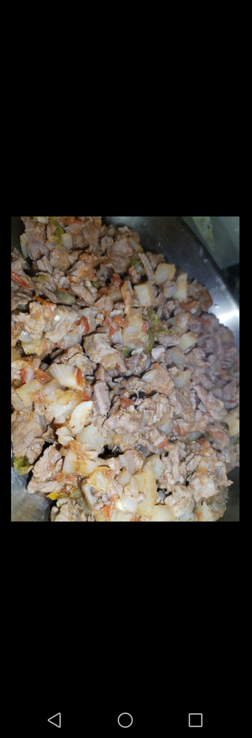 Steak & potatoes burrito 